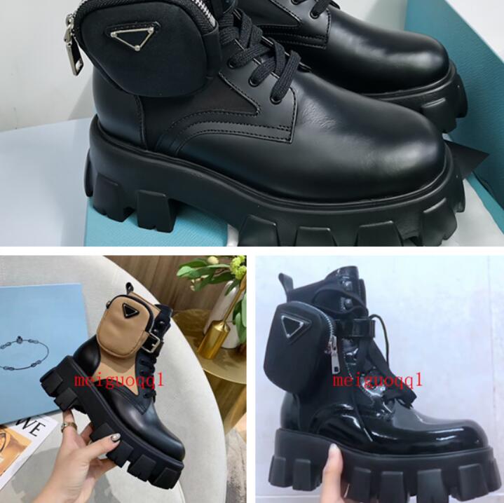 2020 Rois Boots Nylon Derby Ankle Martin boots Women Battle Leather Shoes Combat Boots Black Rubber Sole Platform Shoes Nylon Pouch With Box
2020 Rois Boots Nylon Derby Ankle Martin boots Women Battle Leather Shoes Combat Boots Black Rubber Sole Platform Shoes Nylon Pouch With Box