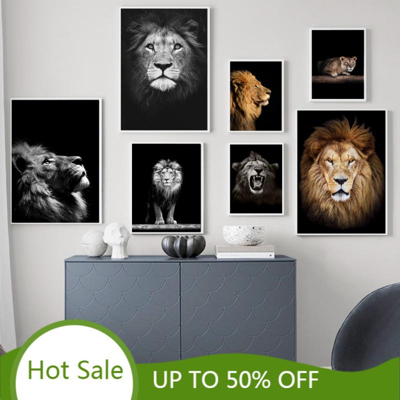 Africa Wildlife Roaring Lion Wall Art Canvas Painting Posters Black And White Animals Room Decor Pictures Home Decoration Paintings
Africa Wildlife Roaring Lion Wall Art Canvas Painting Posters Black And White Animals Room Decor Pictures Home Decoration Paintings