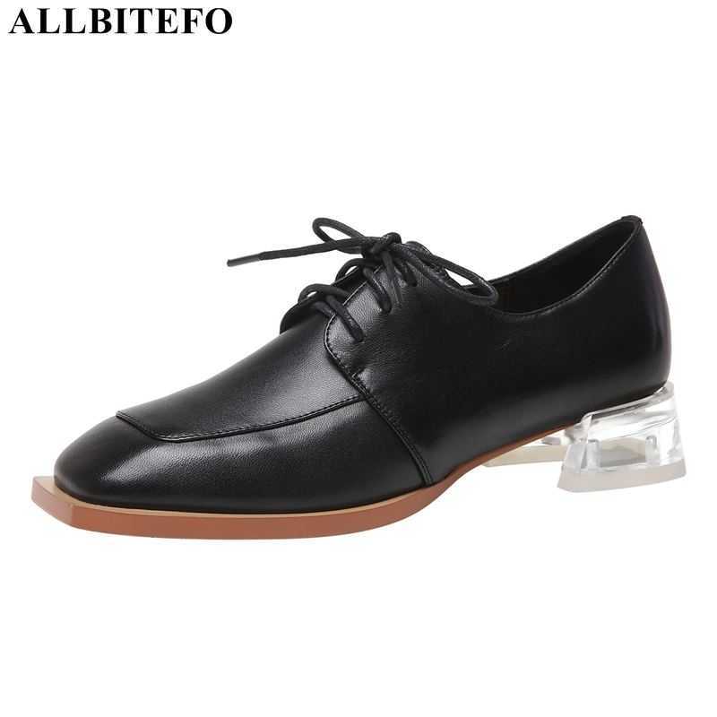ALLBITEFO lace-up Transparent heel design genuine leather women heels shoes spring fashion high heels women medium heel shoes 210611, As picture
ALLBITEFO lace-up Transparent heel design genuine leather women heels shoes spring fashion high heels women medium heel shoes 210611, As picture