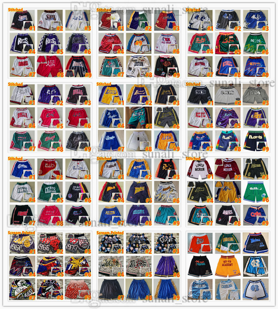 Stitched Team Basketball Shorts Just Don Wear Sports Pants With Pocket Zipper Sweatpants Hip Pop Blue White Black Purple Red Mens Good Size S-XXXL
Stitched Team Basketball Shorts Just Don Wear Sports Pants With Pocket Zipper Sweatpants Hip Pop Blue White Black Purple Red Mens Good Size S-XXXL