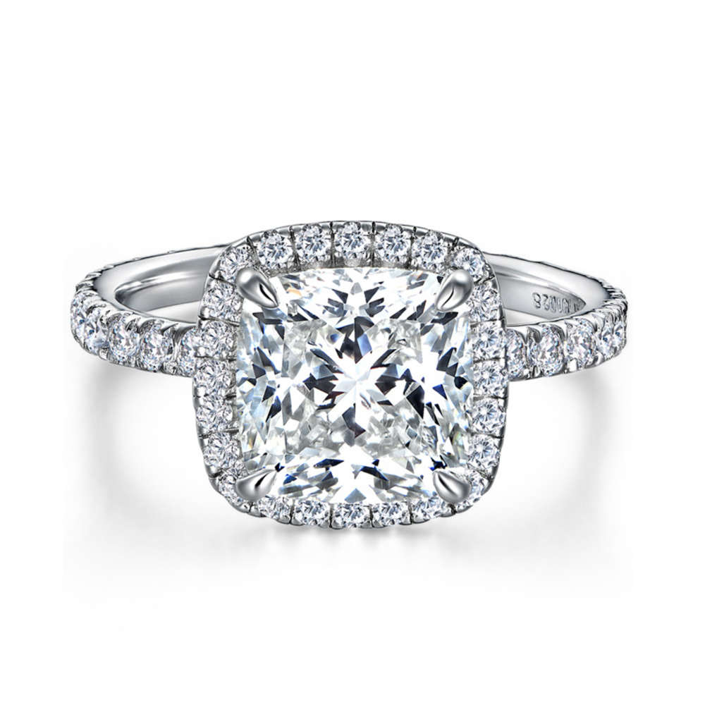 HBP Pillow shaped ring with diamond ring, female 925 silver plated 18K Gold Square imitation diamond, classic fashion wedding engageme 
HBP Pillow shaped ring with diamond ring, female 925 silver plated 18K Gold Square imitation diamond, classic fashion wedding engageme