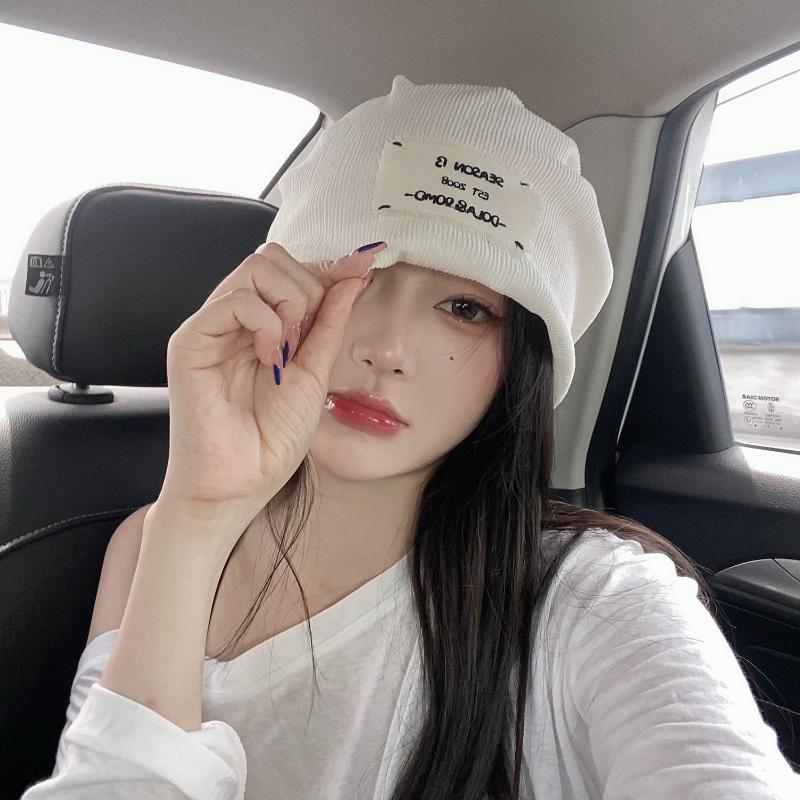 Berets Japanese Ins Knitting Thread Hat Female Woolen Cap Big Head Surrounding Hedging Baotou Cold Thin Pile, White
Berets Japanese Ins Knitting Thread Hat Female Woolen Cap Big Head Surrounding Hedging Baotou Cold Thin Pile, White