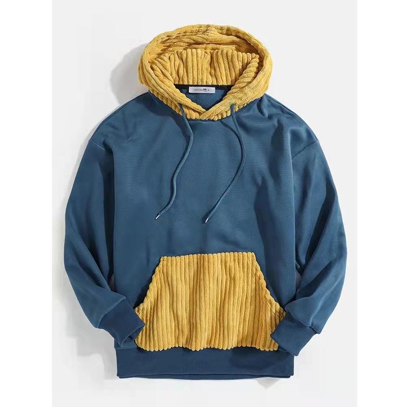 Men' Hoodies & Sweatshirts Autumn Corduroy Hooded Mens Sweatshirt Fashion Patchwork Outwear Man Pocket Pullovers Plus Size Long Sleeve Hip, A001
Men' Hoodies & Sweatshirts Autumn Corduroy Hooded Mens Sweatshirt Fashion Patchwork Outwear Man Pocket Pullovers Plus Size Long Sleeve Hip, A001