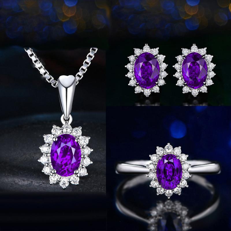 Earrings & Necklace 4pcs/se Necklace/Earrings/Rings Jewelry Sets Hoop Water Drop Blue Set Rhinestones For Women, Silver
Earrings & Necklace 4pcs/se Necklace/Earrings/Rings Jewelry Sets Hoop Water Drop Blue Set Rhinestones For Women, Silver