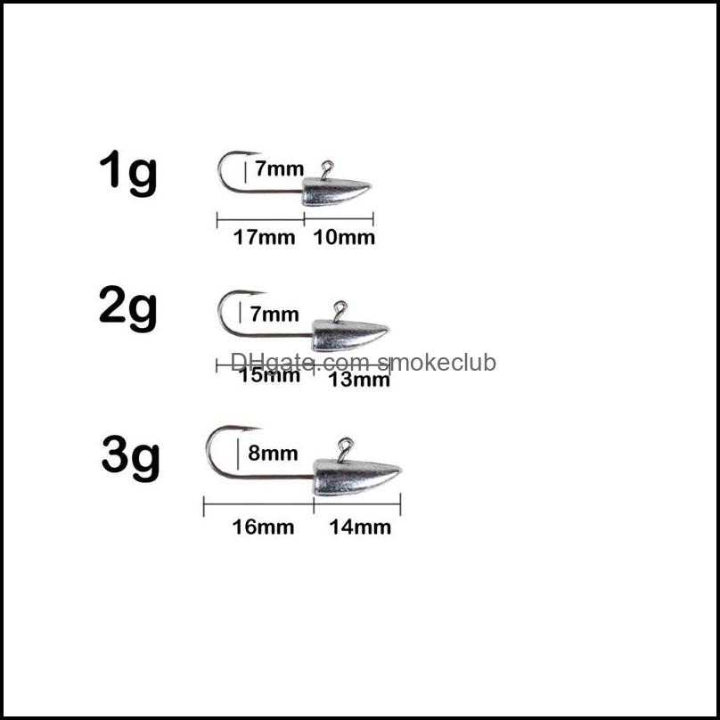 Hooks Sports & Outdoors Johncoo Mini 20Pcs Exposed Lead Head Barbe Trout Soft Lure Jig Fishing Hook 249 B3 Drop Delivery 2021 Y7Eev
Hooks Sports & Outdoors Johncoo Mini 20Pcs Exposed Lead Head Barbe Trout Soft Lure Jig Fishing Hook 249 B3 Drop Delivery 2021 Y7Eev