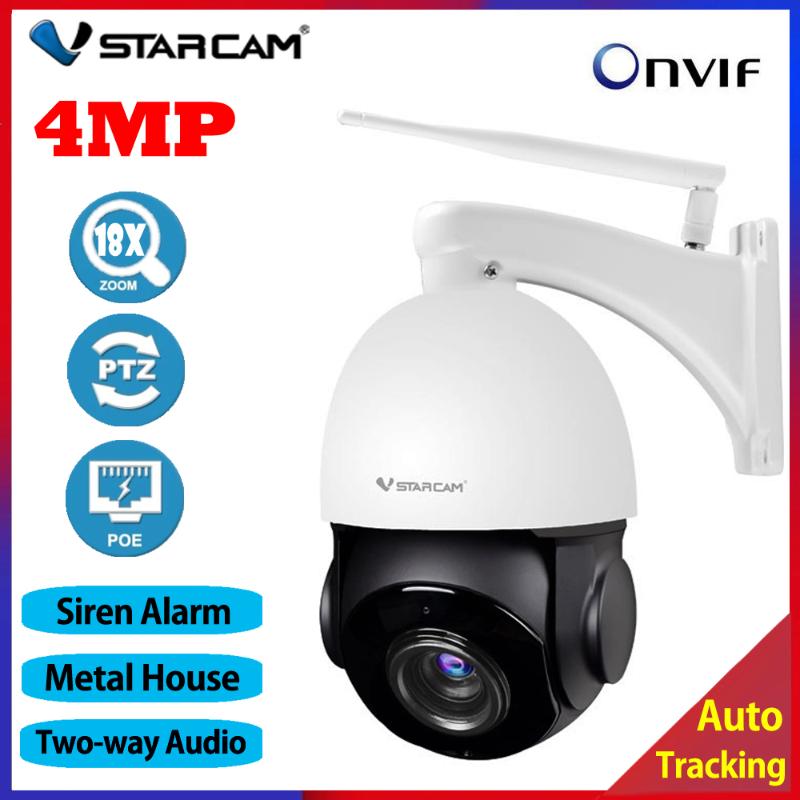 Cameras Vstarcam 4MP PTZ IP Camera Outdoor Onvif 18X Optical ZOOM Waterproof Speed Dome WIFI IR 50M P2P CCTV Security Audio
Cameras Vstarcam 4MP PTZ IP Camera Outdoor Onvif 18X Optical ZOOM Waterproof Speed Dome WIFI IR 50M P2P CCTV Security Audio