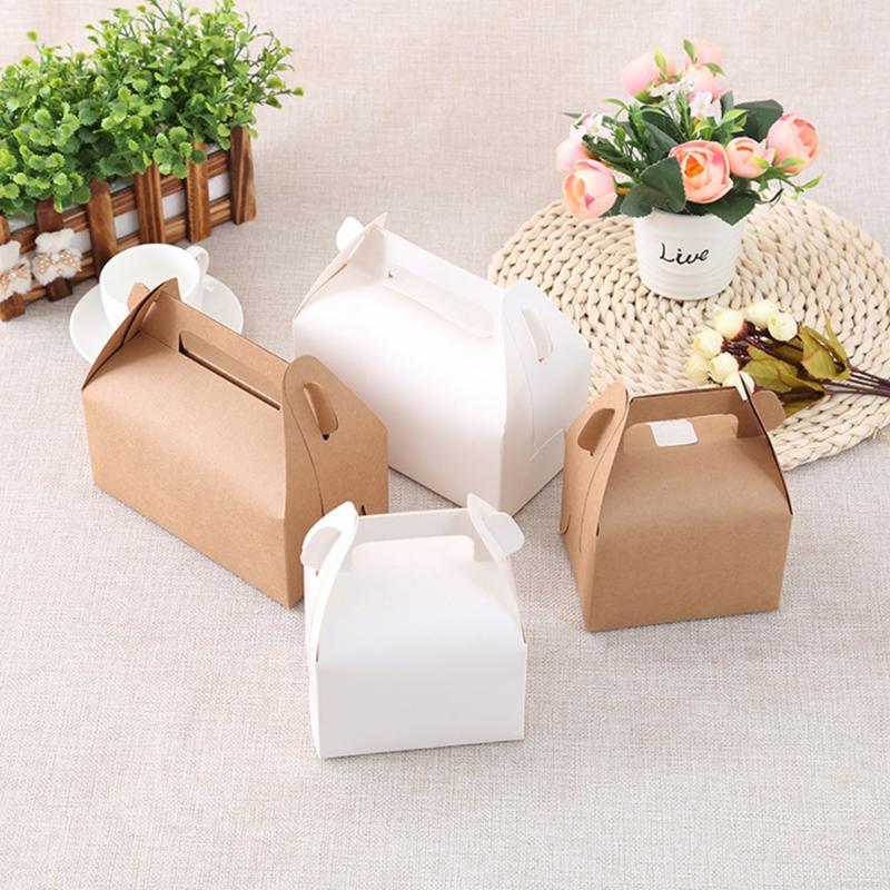 Gift Wrap Ipcs Kraft Paper Cake Box Portable Packing Boxes With Handle Cardboard Wedding Cupcake
Gift Wrap Ipcs Kraft Paper Cake Box Portable Packing Boxes With Handle Cardboard Wedding Cupcake
