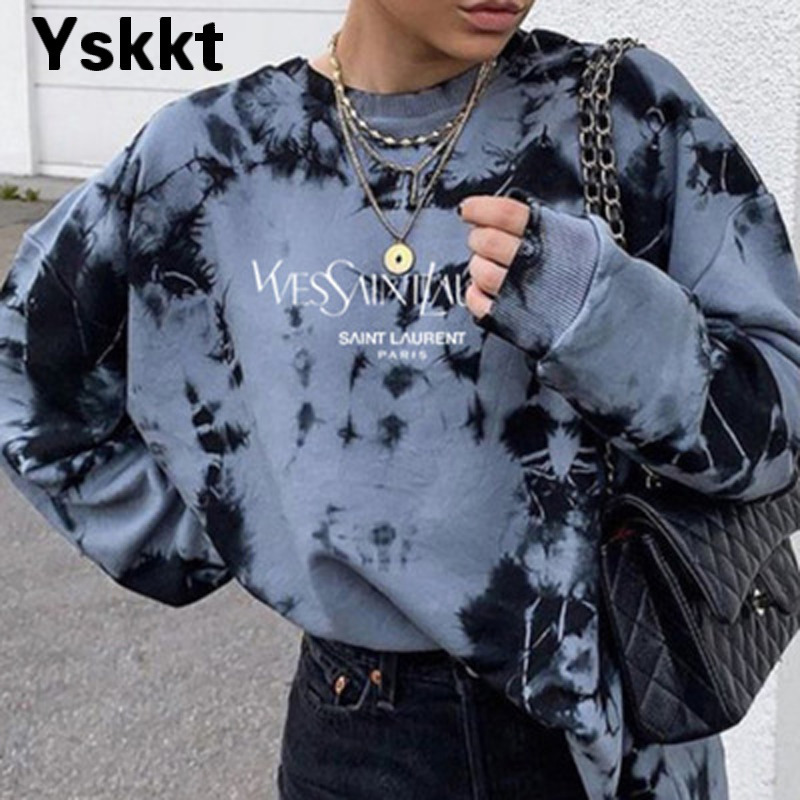 Tie Dye Sweatshirt Long Sleeve Women Streetwear Autumn Winter Loose Oversized Hoodie O Neck Pullover Female Sweatshirts 201007, 622-multicolor
Tie Dye Sweatshirt Long Sleeve Women Streetwear Autumn Winter Loose Oversized Hoodie O Neck Pullover Female Sweatshirts 201007, 622-multicolor