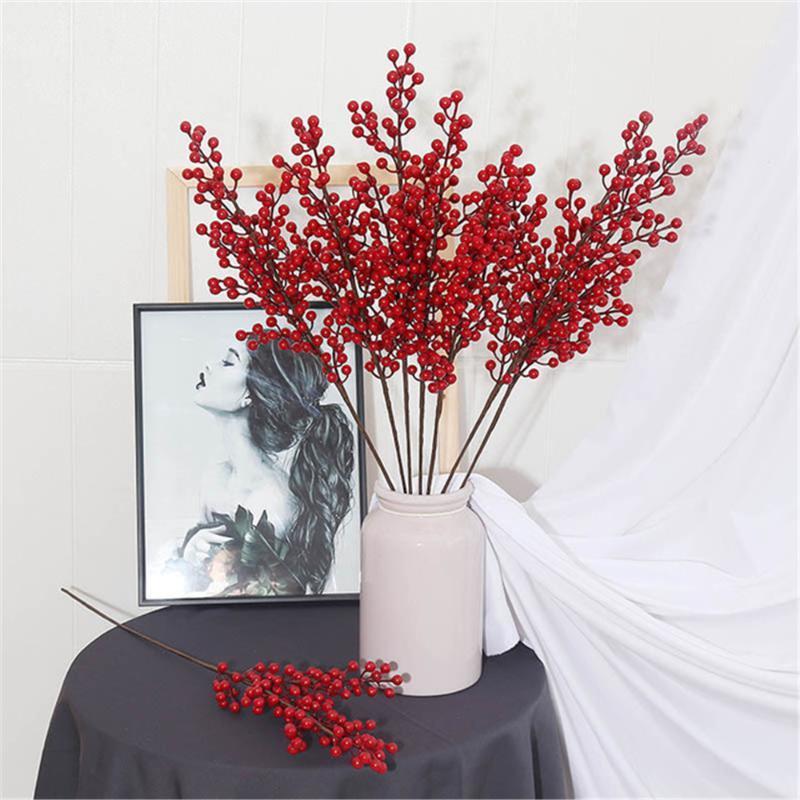 Party Decoration 12 Fork Berry Red Fruits Branch Christmas Spring Festival Year 2021 Winterberry Artificial Holly Fruit Home
Party Decoration 12 Fork Berry Red Fruits Branch Christmas Spring Festival Year 2021 Winterberry Artificial Holly Fruit Home