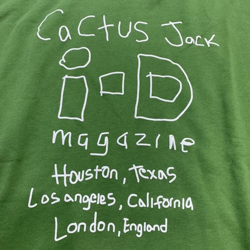 Men's Hoodies & Sweatshirts 21SS Magazine Periphery Cactus Jack Hoodie Printed Letters EU Size TRAVIS SCOsweatshirt Cooperation Fund