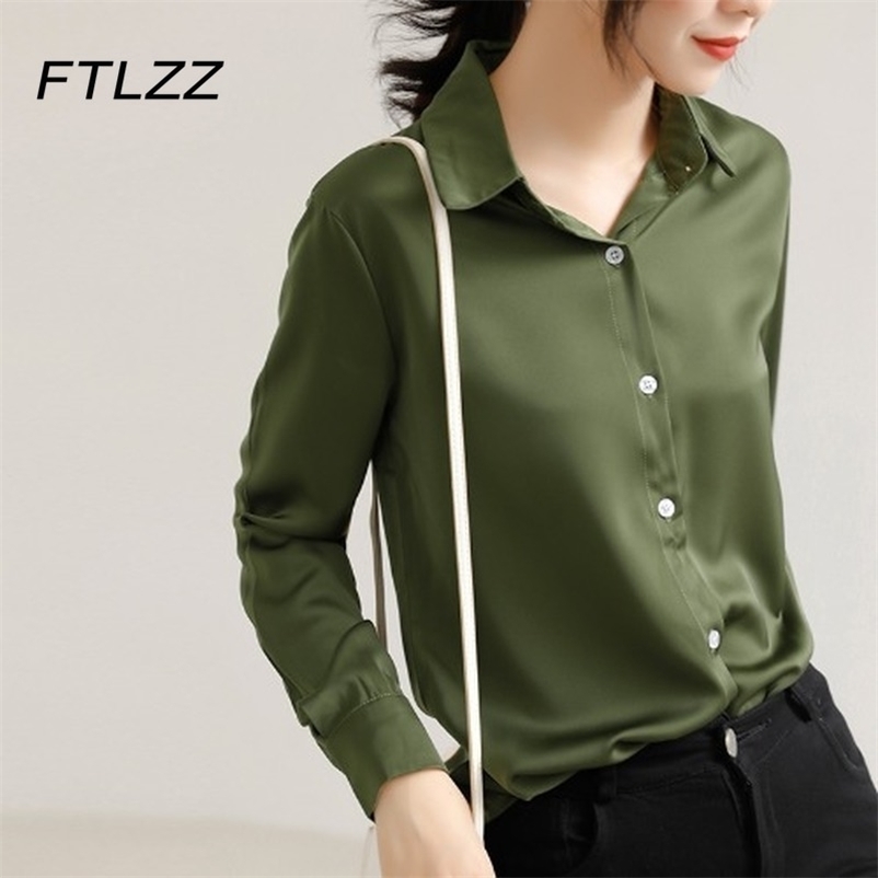 Satin White Shirts for Women Long Sleeve Button Up Office Elegant Blouse Spring Autumn Ladies Fashion Blouses Clothing 210602, Black
Satin White Shirts for Women Long Sleeve Button Up Office Elegant Blouse Spring Autumn Ladies Fashion Blouses Clothing 210602, Black