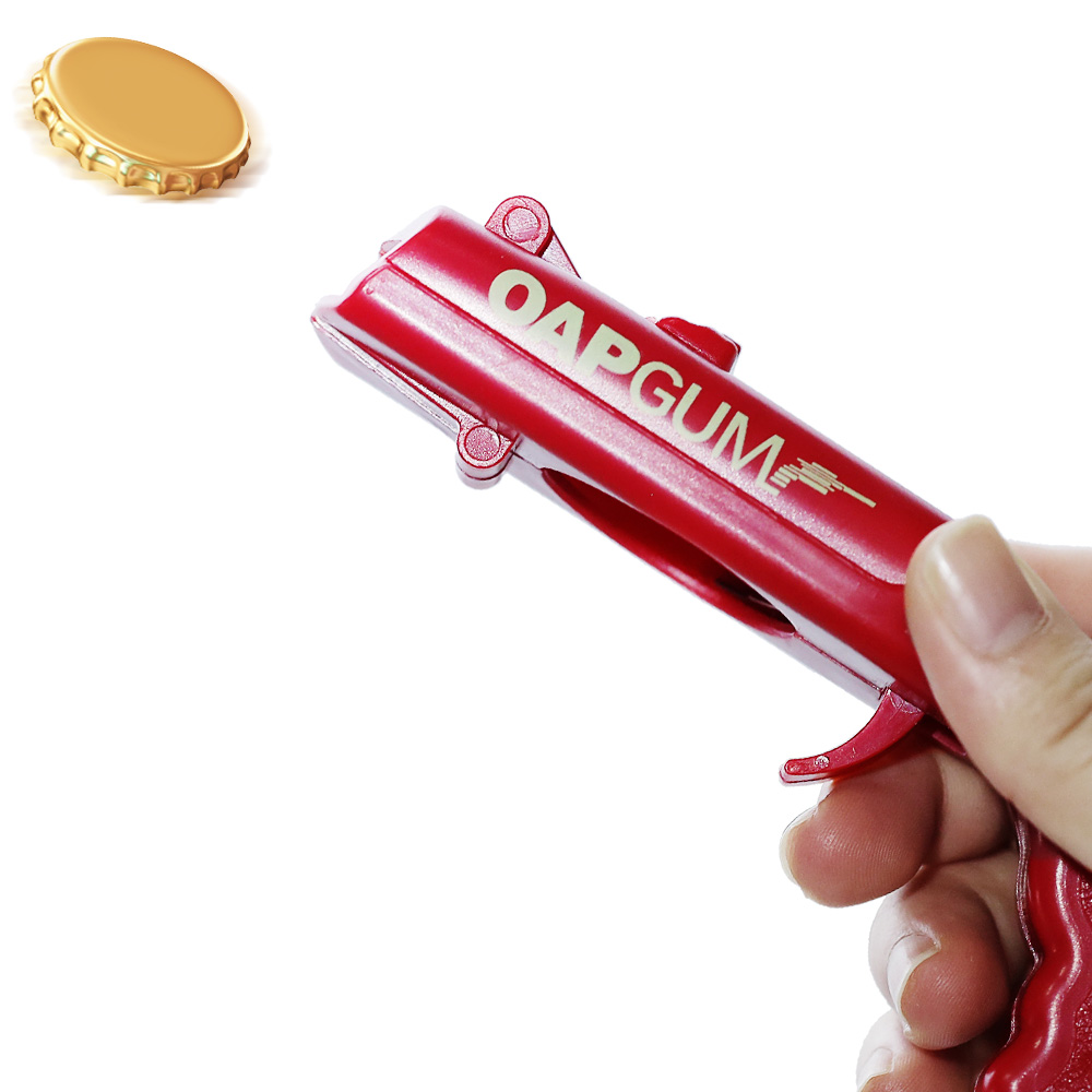 Portable Cap Gun Bottle Opener Beverage Beer Bottle Opener Launcher Bar Tool Drink Opening Shooter Wine Accessories1673928