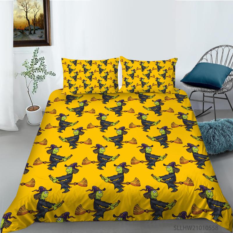 Bedding Sets Fashion Cartoon Devil Printing Set Quilt Cover With Pillowcases Twin Single King Sizes 2/3pcs Drop
Bedding Sets Fashion Cartoon Devil Printing Set Quilt Cover With Pillowcases Twin Single King Sizes 2/3pcs Drop