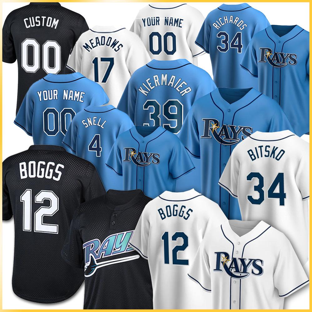 Custom 39 Kevin Kiermaier Tampa Bay 12 Wade Boggs Ray Jersey Austin Meadows Snell Nick Bitsko Charlie Morton Brandon Lowe Baseball Jerseys, Blue;black
Custom 39 Kevin Kiermaier Tampa Bay 12 Wade Boggs Ray Jersey Austin Meadows Snell Nick Bitsko Charlie Morton Brandon Lowe Baseball Jerseys, Blue;black
