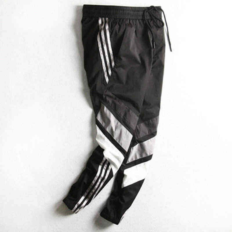 Spring Summer Sports Pants Men Tooling Pants Male Beam Feet Male Youth Version Closing Feet Nine Points Pants Casual Pant 211112