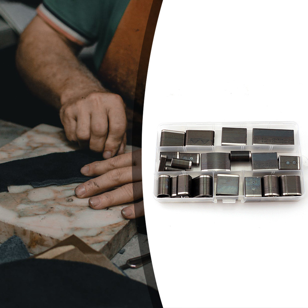 Mobile phone leather punching set with short head pattern is suitable for multi-layer fabric, leather and accessories
