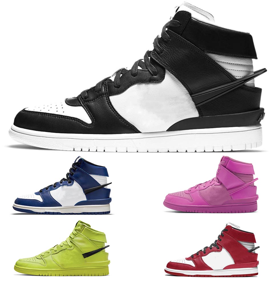 2021 Authentic Ambush High Shoes Black White Chicago Deep Royal Blue Flash Lime Cosmic Fuchsia Men Women Outdoor Sports Sneakers With Original box
2021 Authentic Ambush High Shoes Black White Chicago Deep Royal Blue Flash Lime Cosmic Fuchsia Men Women Outdoor Sports Sneakers With Original box