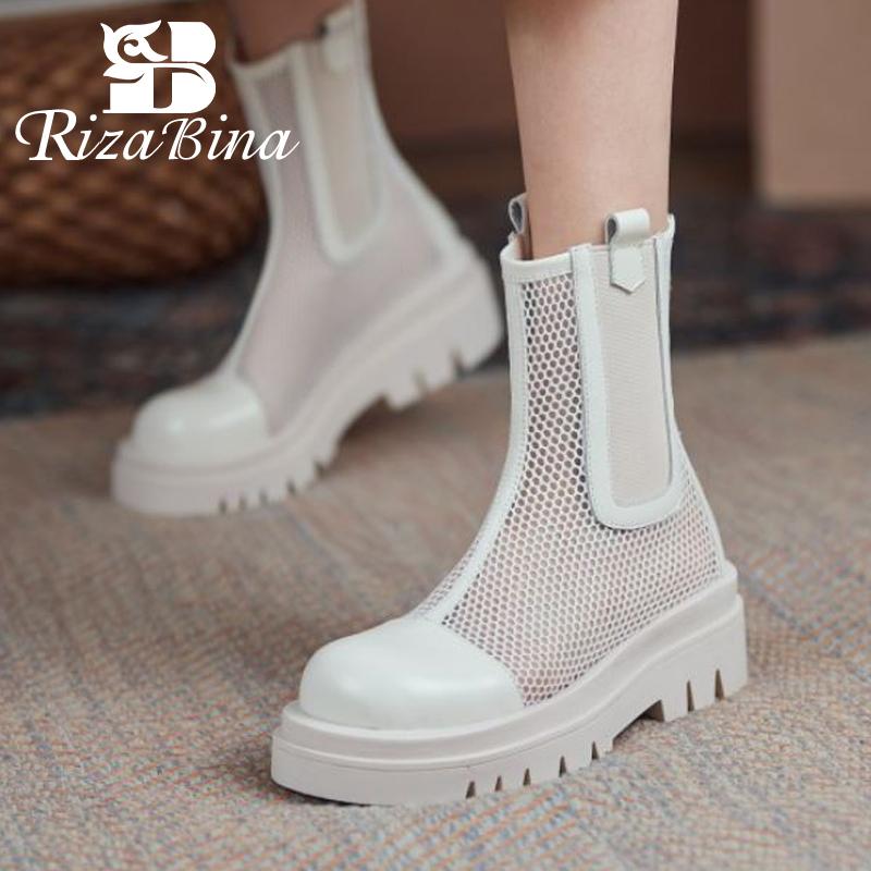 Boots RIZABINA Fashion Real Leather Summer Round Toe Solid Color Zipper Cool Street Ladies Footwear Pumps Size 33-43, Black
Boots RIZABINA Fashion Real Leather Summer Round Toe Solid Color Zipper Cool Street Ladies Footwear Pumps Size 33-43, Black