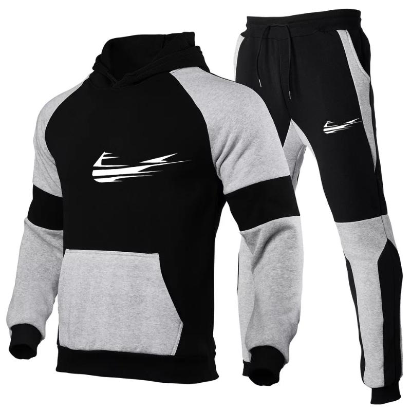 Men's Hoodies & Sweatshirts 2021 Two-piece Suit Hoddies Casual Trousers Handsome Trend A Set Of Matching Hodies, Black
Men's Hoodies & Sweatshirts 2021 Two-piece Suit Hoddies Casual Trousers Handsome Trend A Set Of Matching Hodies, Black