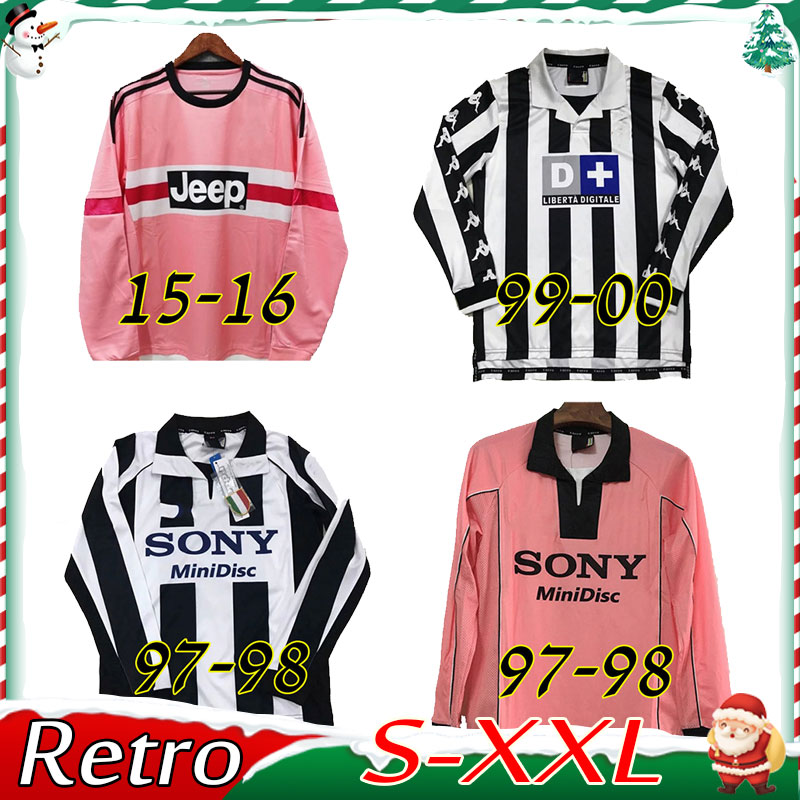 Long sleeve Retro DEL PIERO soccer jersey 84 85 92 95 96 97 98 99 02 03 11 ZIDANE Ancient maillot DAVIDS Oldest shirt classic short sleeve uniform thai JUV 14 15 16 2000
Long sleeve Retro DEL PIERO soccer jersey 84 85 92 95 96 97 98 99 02 03 11 ZIDANE Ancient maillot DAVIDS Oldest shirt classic short sleeve uniform thai JUV 14 15 16 2000