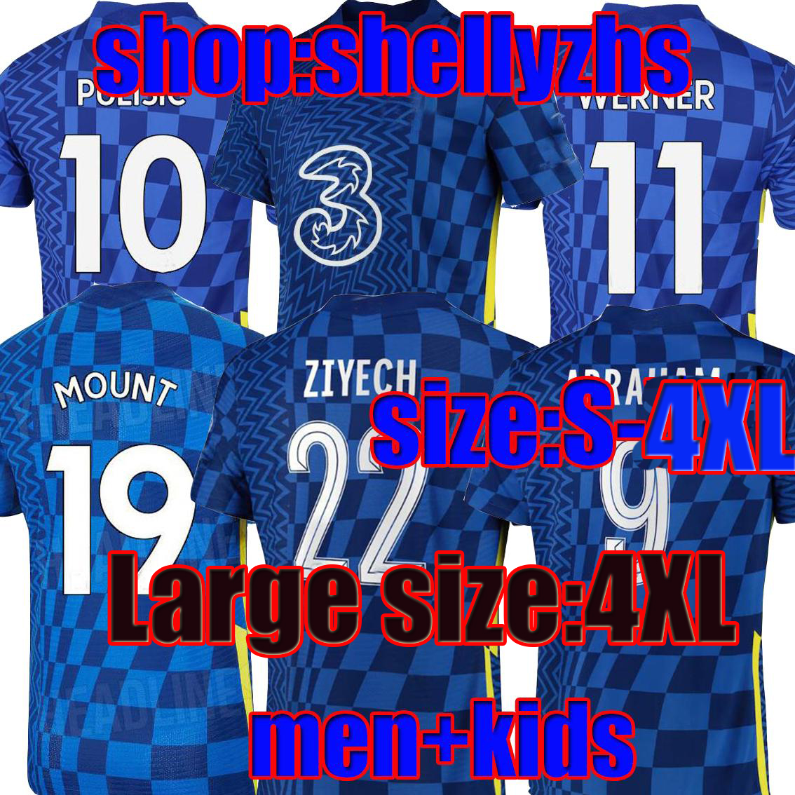 21 22 cfc WERNER HAVERTZ soccer jerseys home T.SILVA ABRAHAM CHILWELL ZIYECH football shirt PULISIC Giroud Camiseta 2021 2022 KANTE MOUNT Men Kids kit TOPS maillots, Image
21 22 cfc WERNER HAVERTZ soccer jerseys home T.SILVA ABRAHAM CHILWELL ZIYECH football shirt PULISIC Giroud Camiseta 2021 2022 KANTE MOUNT Men Kids kit TOPS maillots, Image