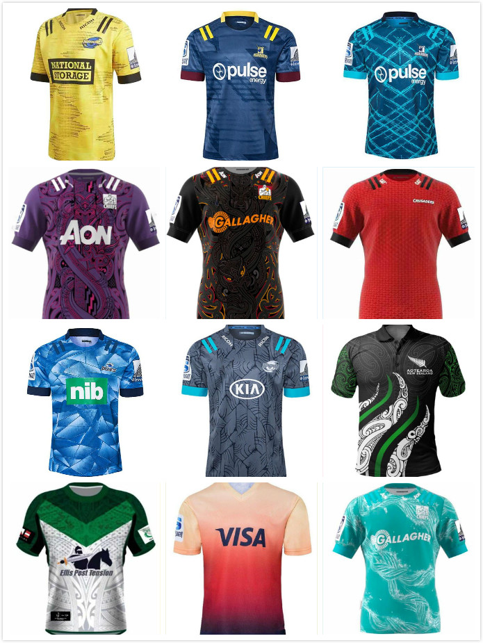 2021 2022 Super Rugby jersey The chief blues hurricanes highlanders Training shirts Argentina jaguares uniform NZL Crusaders Maori all black, Black;gray
2021 2022 Super Rugby jersey The chief blues hurricanes highlanders Training shirts Argentina jaguares uniform NZL Crusaders Maori all black, Black;gray