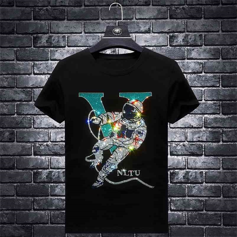 Plus Size 7XL Letter Rhinestones T Shirts Men Brand Short Sleeve Fashion Man Streetwear O Neck Slim Modal Cotton Tshirts 210409, White
Plus Size 7XL Letter Rhinestones T Shirts Men Brand Short Sleeve Fashion Man Streetwear O Neck Slim Modal Cotton Tshirts 210409, White