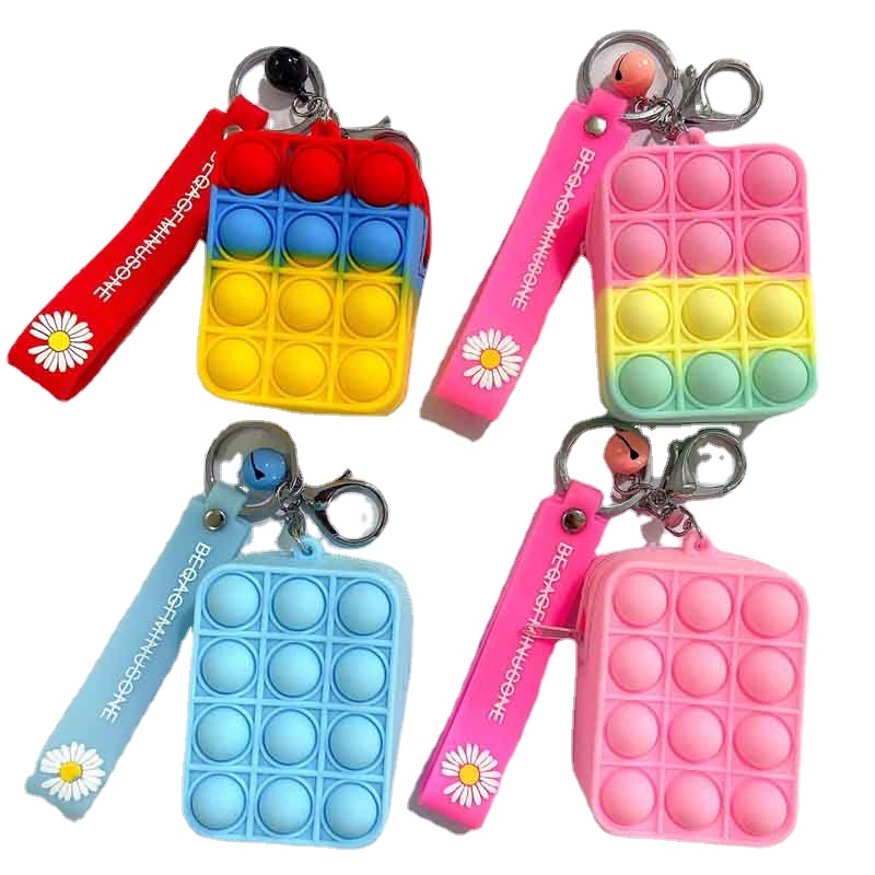 Fidget Toys Silicone Squeeze Keychain Wallet Simple Dimple Push Bubble Press Pop Antistress Mini Coin Purse Cartoon Bag Lanyard for Keys Children Girl Lady
Fidget Toys Silicone Squeeze Keychain Wallet Simple Dimple Push Bubble Press Pop Antistress Mini Coin Purse Cartoon Bag Lanyard for Keys Children Girl Lady