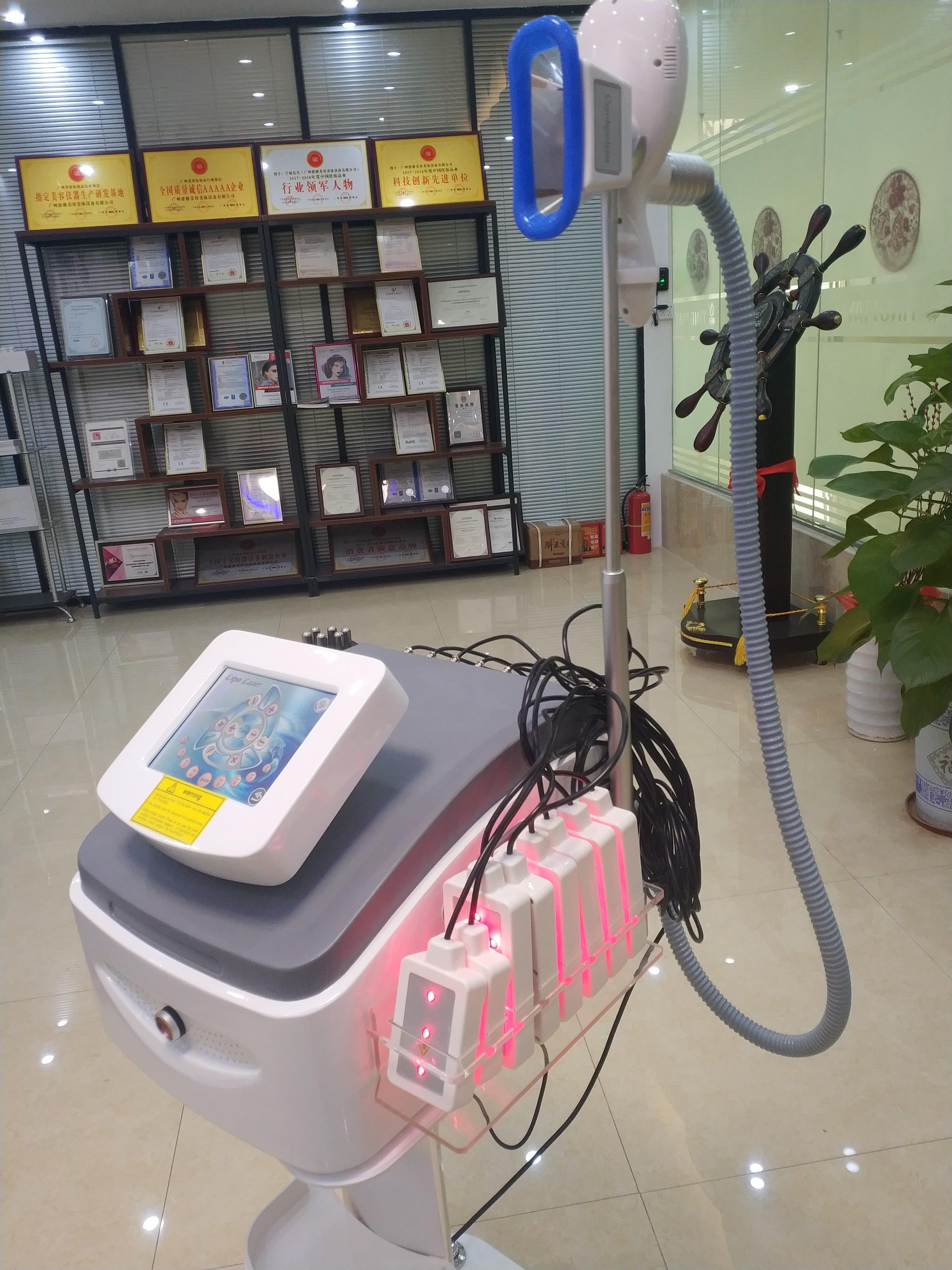 4 in 1 Lipo Cavitation Radio Frequency Cryolipolisis Slimming Machine Cryotherapy Fat Freezing Beauty Device