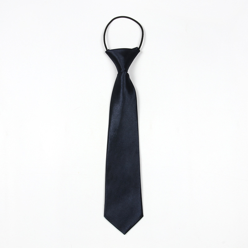 Groom Ties Childrens Boys Adjustable Neck Tie Satin elastic Necktie High Quality Solid tie Clothing Accessories