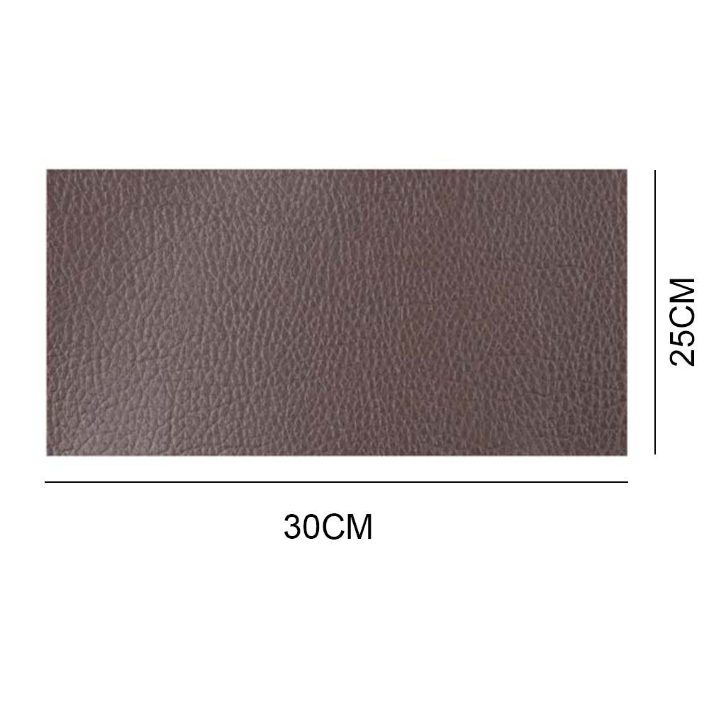 Leather Repair Tape Patch Self Adhesive PU Paste Litchi Grain Self Stick On Sofa Clothing Bag Repair Sticker