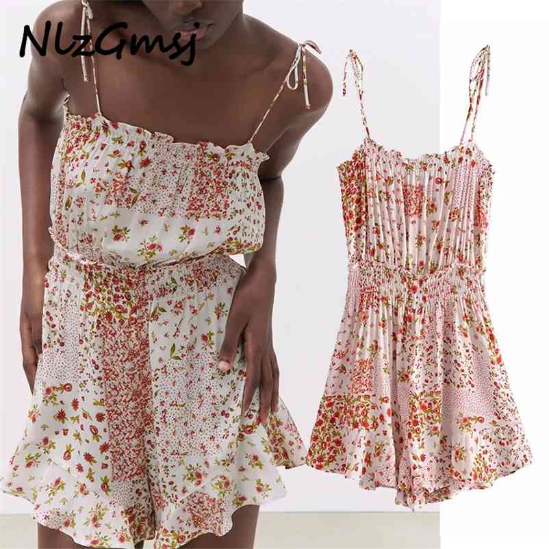 Playsuit Women print sleeveless Bohemian Spaghetti Strap Bodysuit Ladies Summer rayon Boho Rompers 04 210628, As picture
Playsuit Women print sleeveless Bohemian Spaghetti Strap Bodysuit Ladies Summer rayon Boho Rompers 04 210628, As picture