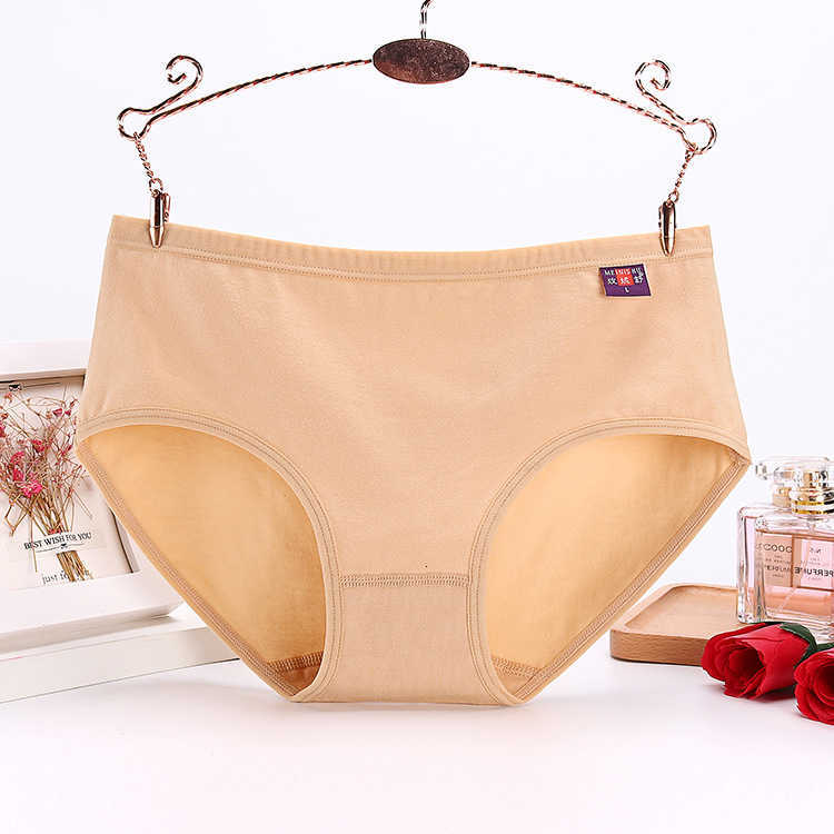 10Pcs/lot Cotton Underwears Women Panties Plus Size 5XL Candy Colors lingeries Women's Briefs SH190906