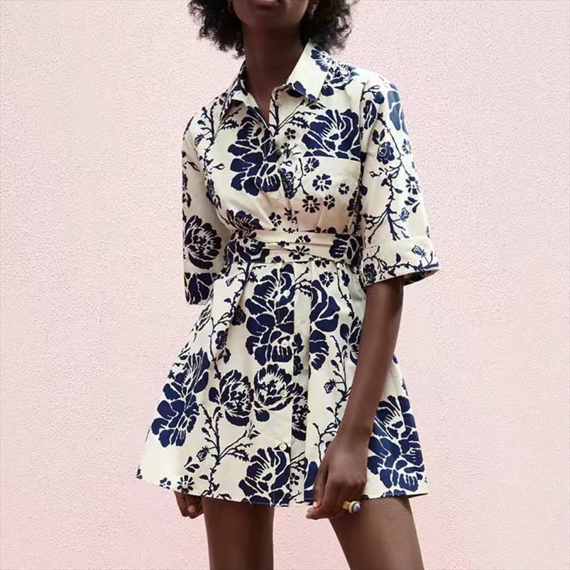 za fashion retro printing women dresses slim belt summer casual chic street youth, Black;gray
za fashion retro printing women dresses slim belt summer casual chic street youth, Black;gray
