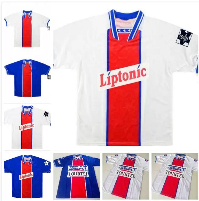 1994 1995 Maillots de football kit Retro paris soccer Jerseys RAT GUERIN 94 95 classic Vintage shirt home blue away white thai quality, Black;yellow
1994 1995 Maillots de football kit Retro paris soccer Jerseys RAT GUERIN 94 95 classic Vintage shirt home blue away white thai quality, Black;yellow