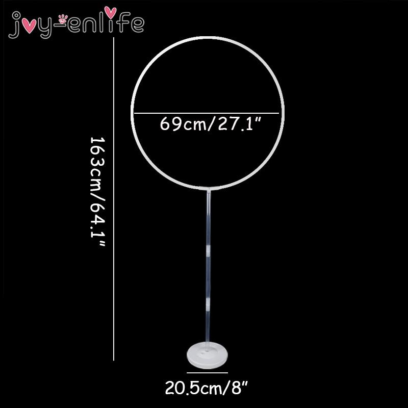 Party Decoration 1set 163x69cm Wide Circle Balloon Column Base And Plastic Poles Arch Wedding Decorations Birthday Event Supplies