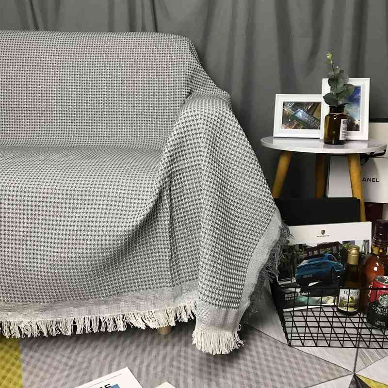 Simple style cotton protective single double thread blanket full cover anti-skid sofa towel
Simple style cotton protective single double thread blanket full cover anti-skid sofa towel