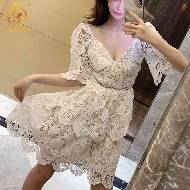 Arrival Summer Self portrait Runway Dress Hollow Short Sleeve Embroidered White Lace Dresses Vestidos 210520, Photo color
Arrival Summer Self portrait Runway Dress Hollow Short Sleeve Embroidered White Lace Dresses Vestidos 210520, Photo color