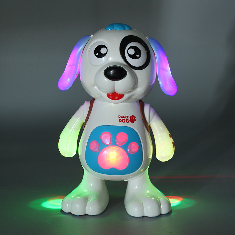 Electronics RobotsElectronic Robots Dog Toy Music Light Dance Walk Cute Baby Gift 3-4-5-6 Years Old Kids Toys Toddlers Animals B