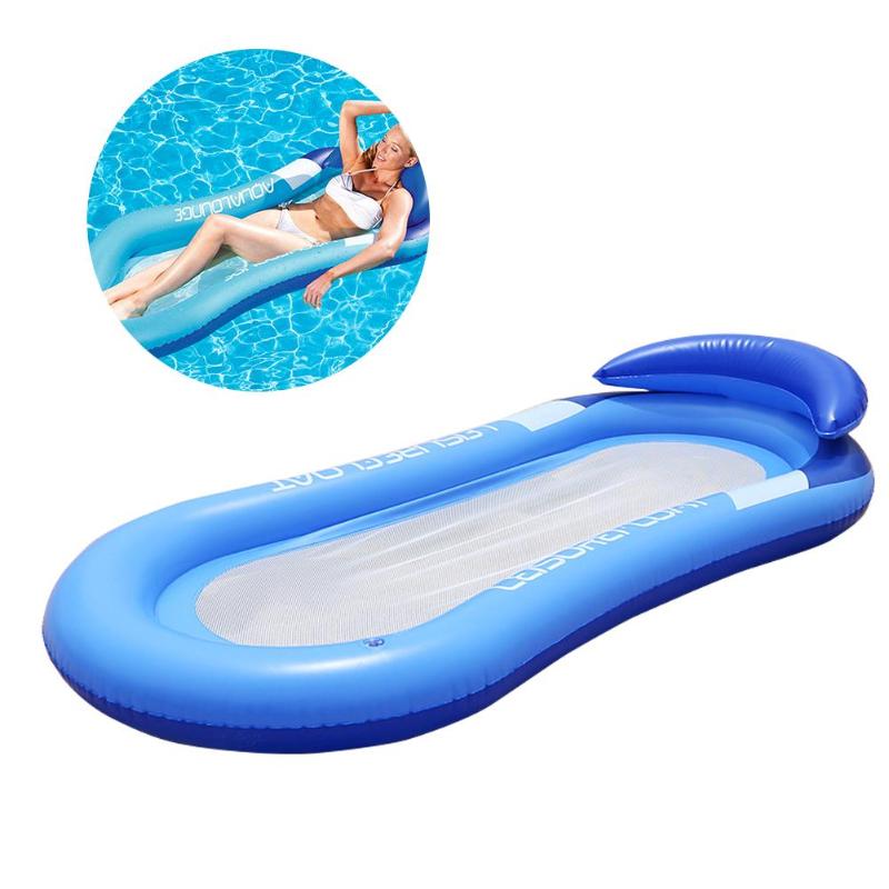 Pool & Accessories Water Mesh Hammock Lounger Float Inflatable Rafts Swimming Air Lightweight Floating Chair Foldable
Pool & Accessories Water Mesh Hammock Lounger Float Inflatable Rafts Swimming Air Lightweight Floating Chair Foldable