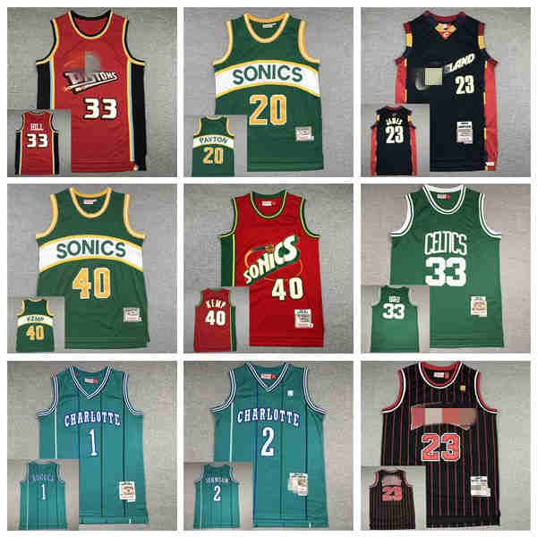 Mens 33 Hill 23 James Gary 20 Payton Shawn 40 Kemp Muggsy 1 Bogues Larry 2 Johnson Mitchell & Ness Classics Player Throwback Jerseys, Color1
Mens 33 Hill 23 James Gary 20 Payton Shawn 40 Kemp Muggsy 1 Bogues Larry 2 Johnson Mitchell & Ness Classics Player Throwback Jerseys, Color1