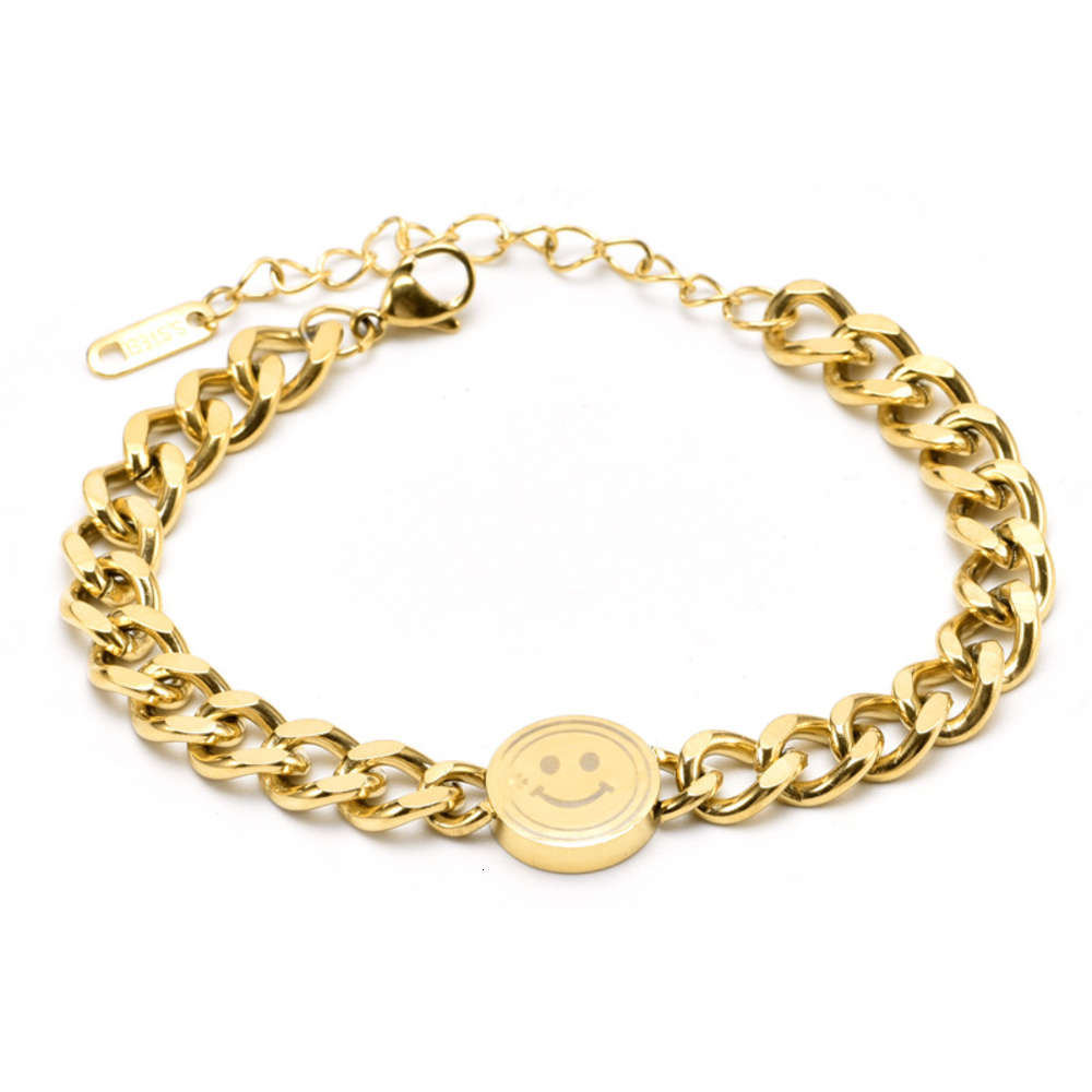 ,bracelet Style smile Bracelet women's fashion gold hip hop jewelry women, Golden;silver
,bracelet Style smile Bracelet women's fashion gold hip hop jewelry women, Golden;silver