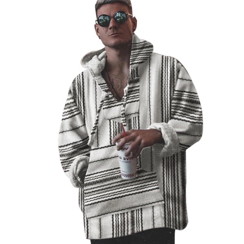 Men's Hoodies & Sweatshirts 2021 European And American Fashion Simple Loose Retro Line Pattern Big Pocket Hooded Sweater, Black
Men's Hoodies & Sweatshirts 2021 European And American Fashion Simple Loose Retro Line Pattern Big Pocket Hooded Sweater, Black