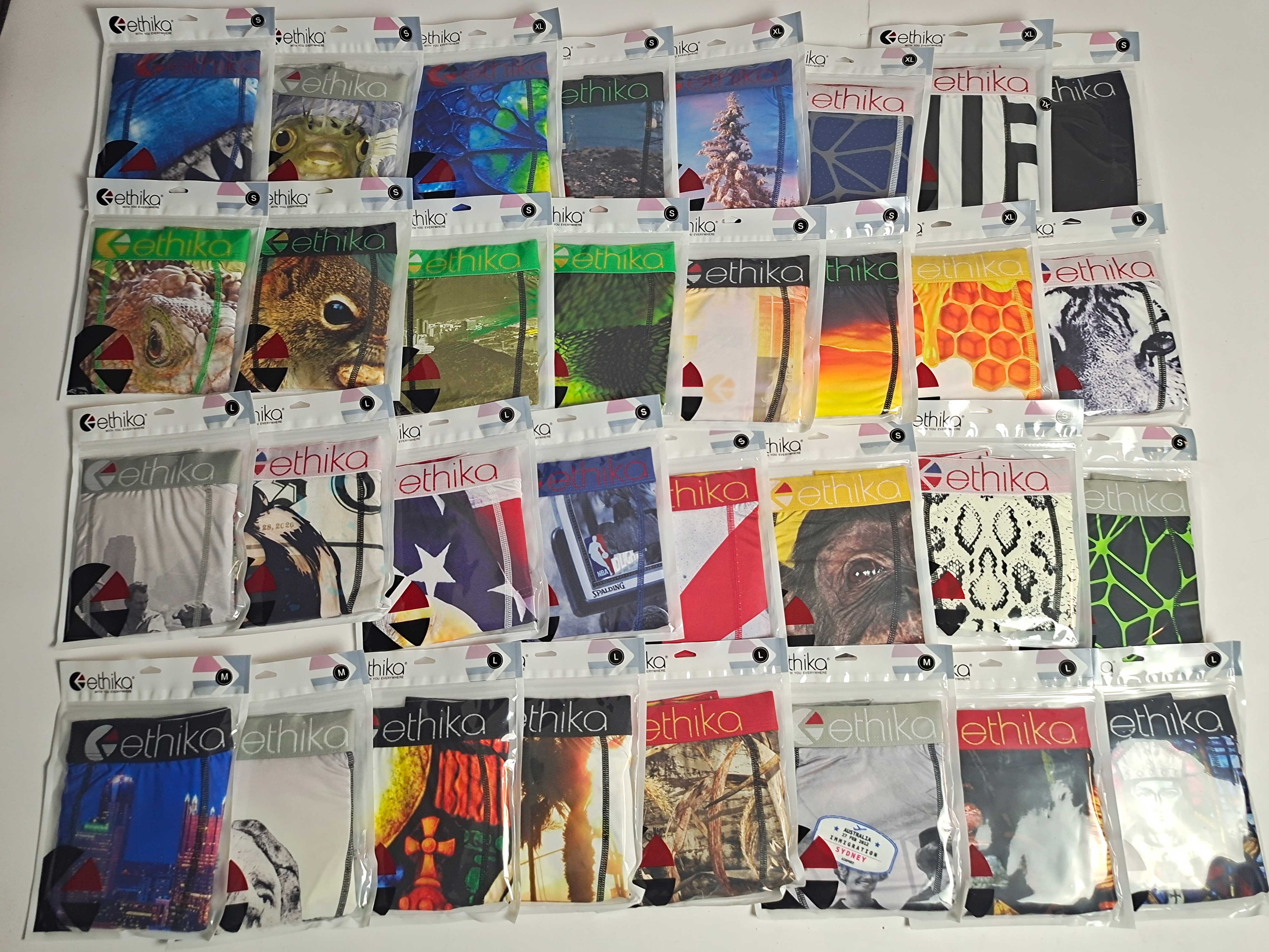 100% Cotton Designers brand underpants Man Boxer men Underpants Man UnderPanties Sexy Underwear Mens Ethika Men Boxers Cotton Underwears Shorts Male, Maxied color(underwear+bag+stickers)
100% Cotton Designers brand underpants Man Boxer men Underpants Man UnderPanties Sexy Underwear Mens Ethika Men Boxers Cotton Underwears Shorts Male, Maxied color(underwear+bag+stickers)
