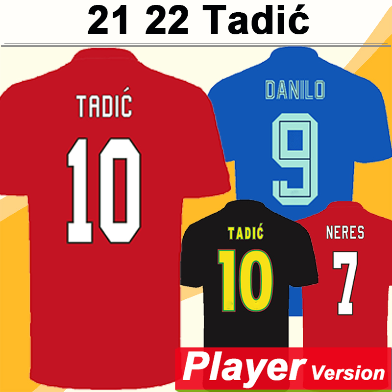 21 22 TADIC NERES Player Version Mens Soccer Jerseys KLAASSEN ANTONY KUDUS HALLER TAGLIAFICO BERGHUIS Home Away 3rd Football Shirt Short Sleeve, Qy7095 21 22 away no patch
21 22 TADIC NERES Player Version Mens Soccer Jerseys KLAASSEN ANTONY KUDUS HALLER TAGLIAFICO BERGHUIS Home Away 3rd Football Shirt Short Sleeve, Qy7095 21 22 away no patch