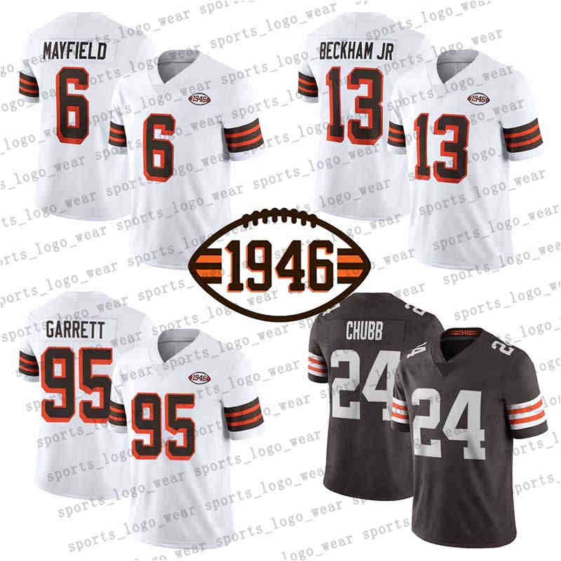 Cleveland Browns American Football Jersey 6 Baker Mayfield 24 Nick Chubb 95 Myles Garrett 13 Odell Beckham Jr 80 Jarvis Landry 21 Denzel Ward Kareem Hunt Bernie Kosar, Men(size:s-xxxl)+patch
Cleveland Browns American Football Jersey 6 Baker Mayfield 24 Nick Chubb 95 Myles Garrett 13 Odell Beckham Jr 80 Jarvis Landry 21 Denzel Ward Kareem Hunt Bernie Kosar, Men(size:s-xxxl)+patch