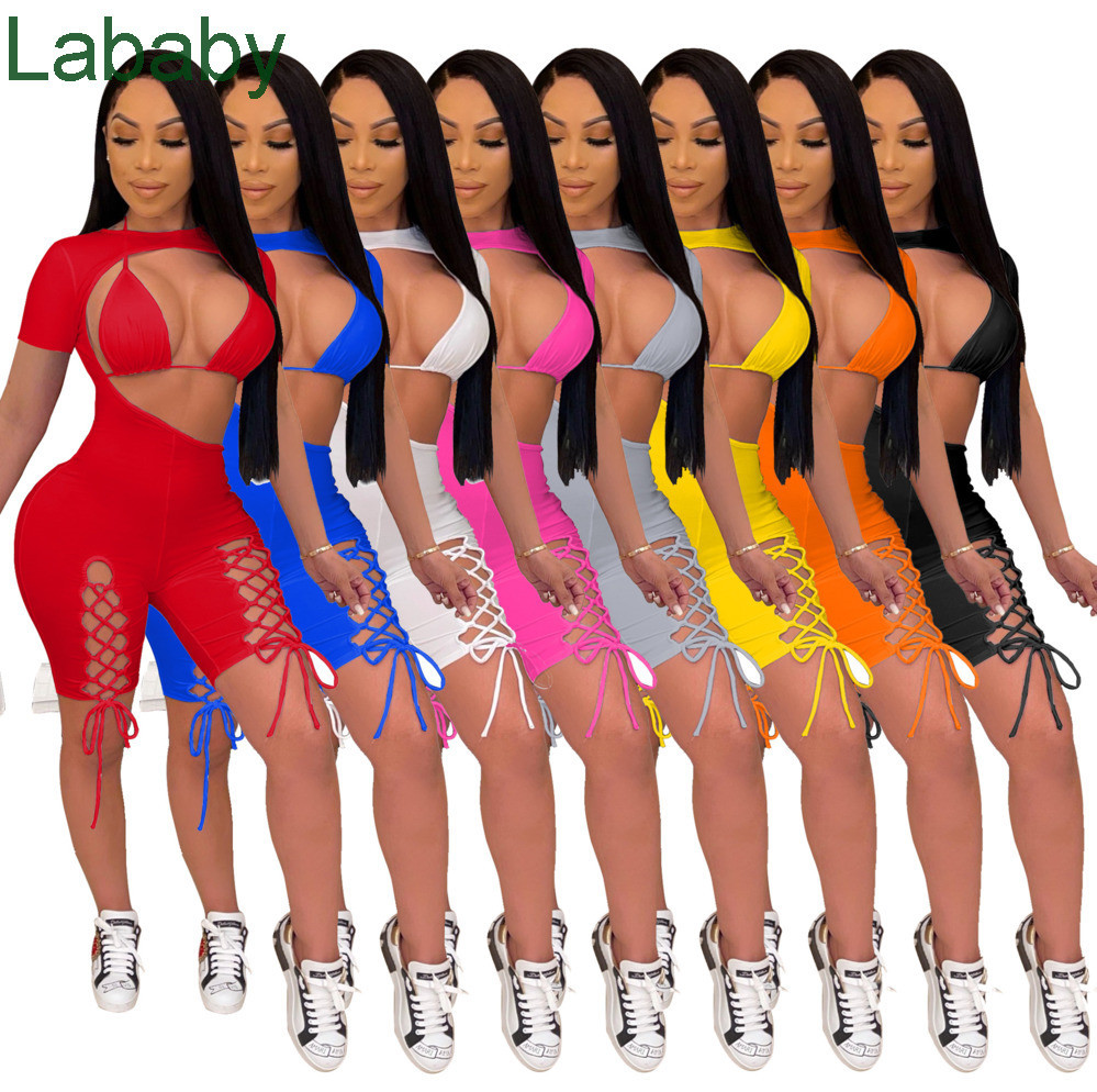 Women Jumpsuits Slim Sexy Designer Solid Colour Hollow Out Bandage Design Short Sleeve Lace Up Onesies Nightclub Mesh Rompers, Wine red
Women Jumpsuits Slim Sexy Designer Solid Colour Hollow Out Bandage Design Short Sleeve Lace Up Onesies Nightclub Mesh Rompers, Wine red