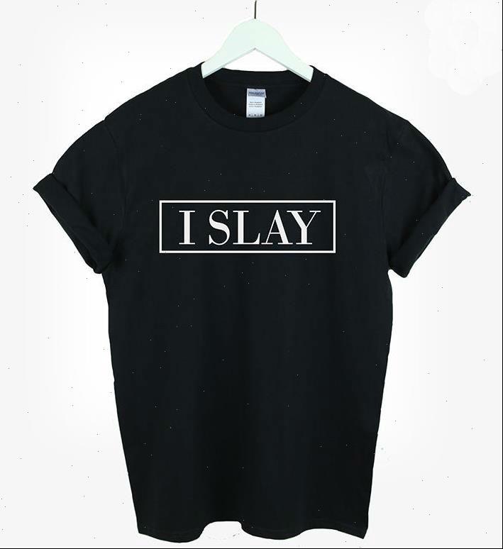 i slay letters print cotton womens t shirt casual funny black white gray tee hipster 110
i slay letters print cotton womens t shirt casual funny black white gray tee hipster 110
