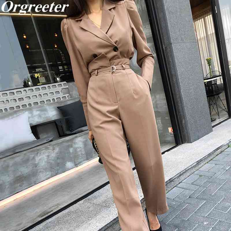 Elegant Lady OL Casual 2 Pieces Set Women Full Sleeve Short Blazer & Long Belted Pants Suits Fall Office Ladies Suit 210525, Khaki
Elegant Lady OL Casual 2 Pieces Set Women Full Sleeve Short Blazer & Long Belted Pants Suits Fall Office Ladies Suit 210525, Khaki