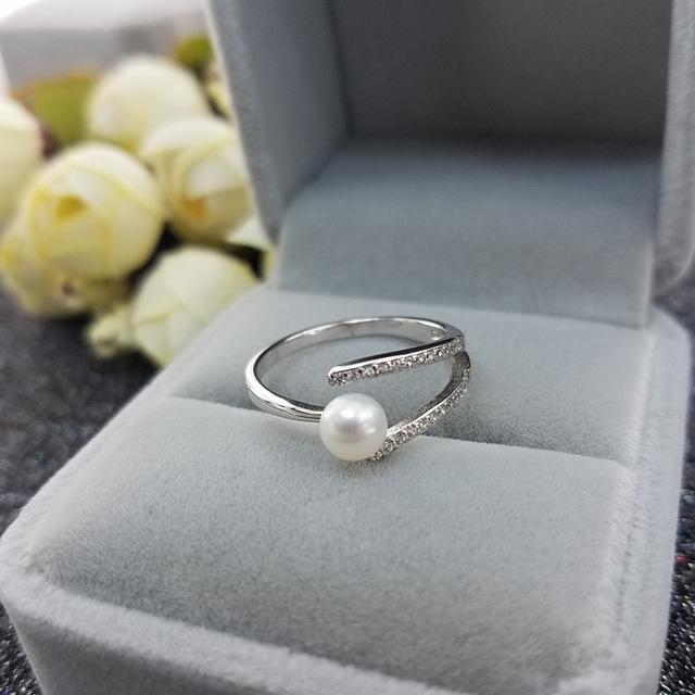 Cluster Rings 2021 Korean Version Of Elegant Fashion Micro Inlaid Zircon S925 Sterling Silver Freshwater Pearl Open Ring, Golden;silver
Cluster Rings 2021 Korean Version Of Elegant Fashion Micro Inlaid Zircon S925 Sterling Silver Freshwater Pearl Open Ring, Golden;silver